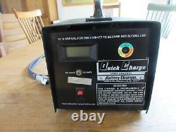 Quick Charge Corporation Qp2410 Battery Charger 12v 10a Floor Scrubber Forklift