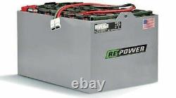 Repower Reconditioned 12-125-13 Forklift Battery 24V 30.625L x 12.75W x 30.5H