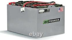 Repower Reconditioned 12-125-17 Forklift Battery 24V 38L x 13.5W x 30.5H