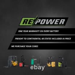 Repower Reconditioned 6-85-13 Forklift Battery 12V 30.6L x 7.75W x 23.25H