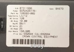 SCR242517B1 Crown Work Assist Vehicle (WAV) Battery Charger SCR242517B1, 120202