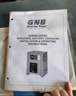 SCR SCR20012260S1LM 24 Volts, 40 Amp, 260 AH Forklift Battery Charger Brand NEW