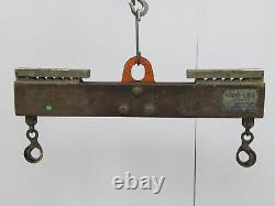 Sackett 4000Lb Forklift Battery Lifter Beam 27-42 Adj Width Hooks