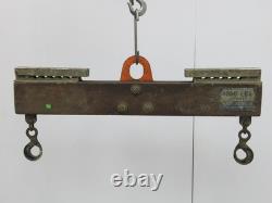Sackett 4000Lb Forklift Battery Lifter Beam 27-42 Adj Width Hooks