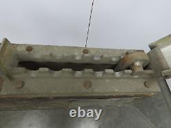 Sackett 4000Lb Forklift Battery Lifter Beam 27-42 Adj Width Hooks