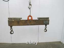 Sackett 4000Lb Forklift Battery Lifter Beam 27-42 Adj Width Hooks