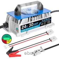 Smart 24V 30A 1250W Battery Charger for Forklift, Pallet Jack, Scissor Lift