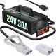Smart Forklift Battery Charger 24v 30a With Lcd Display For Lead Acid Battery