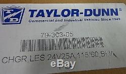 Taylor Dunn Battery Charger 79-303-05 Golf Cart Forklift Scissor Lift 24-Volt