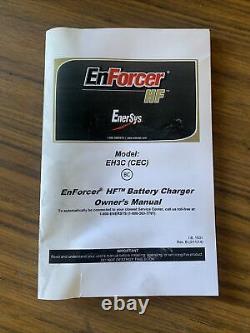 Used Enersys Enforcer HF EH3-12-1200 Battery Charger 480V/8A/3Ph/60hz/1200amp