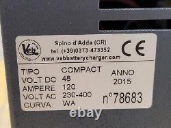 Veb Forklift Battery Charger 48VDC 120A 230-400VAC input 2015