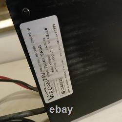 Vulcan Easymatic Automatic Fork Lift Charger 24V 12 Cells 120VAC #FR24/15EABG