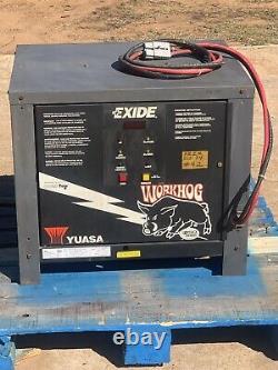 Workhog exide yuasa 24 volt forklift battery charger 550 w3-12-550 208 240 480