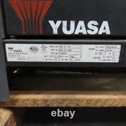 YUASA W3-12-550 Workhog 24V Forklift Battery Charger 12 Cell 208-230/480V 550AH