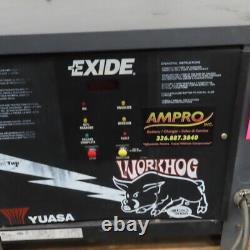 YUASA W3-12-550 Workhog 24V Forklift Battery Charger 12 Cell 208-230/480V 550AH
