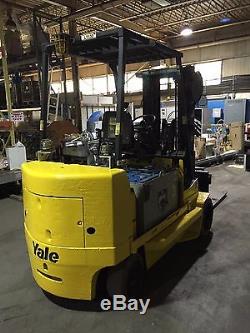 Yale 12,000 Lbs. Cap. Electric Forklift 48Volt withapprox. 5 hr. Battery & Charger