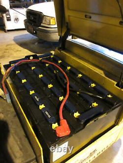 Yale 4,200 Lbs. Electric Forklift & Charger Newly Referbished Battery 48 VDC