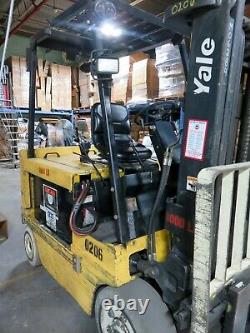 Yale 8000 lb Forklift Fork Lift 328 Hours 36 Volt Battery Sideshift Charger