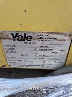 Yale Forklift Battery Charger 36V 3 Phase 208/ 240/ 480V 159 AMP Max