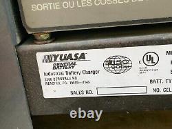 Yuasa TGW-18-680 7000 Plus Industrial Forklift Battery Charger Wired 460V 3ph