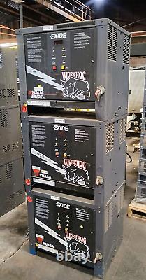 (lot Of 3) Yuasa Exide W3-12-865 Forklift Battery Chargers 24v