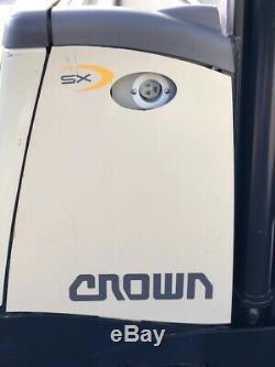 2017 Crown Electric Walkie Stacker Sx3000 78/168 Hauteur Maximum Batterie & Chargeur