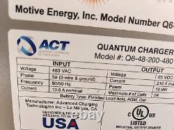 Acte Quantum Charger Q6-48-200-480 Chargeur De Chariot Élévateur 48v