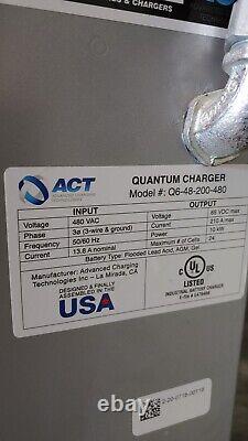 Acte Quantum Charger Q6-48-200-480 Chargeur De Chariot Élévateur 48v