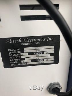 Alltech Electronics 24 Volts, Chariot Élévateur, Chariot De Golf, Chargeur De Batterie Sweeper
