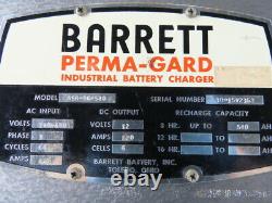 Barrett Asr-b6-540 240/480v Entrée 6 Cellule 12vdc 540ah Chargeur De Batterie Chariot Élévateur