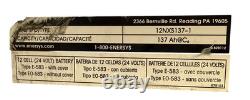 Batterie de chariot élévateur Enersys 12NXS137-1 Nexsys E-583 137AH 24 Volt avec chargeur intégré