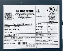 CHARGEUR DE BATTERIE POUR CHARIOT ÉLÉVATEUR HOPPECKE TRAK D480 G36/195 B-F14 TCHF air14 36V