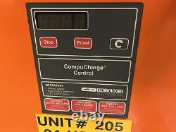 C&d, Fr12ce550m, Chargeur de batterie pour chariot élévateur Ferro Five Fr Ser 12 Cellules 24vdc 95a 1ph
