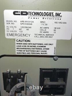 C&d Technologies Are-m Series Are-m13012a Chargeur De Batterie
