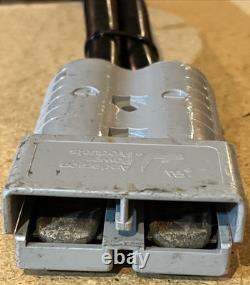 Câble en cuivre 2/0 AWG 3,2 m (X2 câbles) 600V Charge de batterie de chariot élévateur à souder