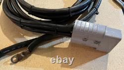 Câble en cuivre 2/0 AWG 3,2 m (X2 câbles) 600V Charge de batterie de chariot élévateur à souder