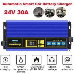 Chargeur De Batterie 24v Portable Smart Chargeur Rapide Entièrement Automatique Pour Chariot Élévateur À Fourche