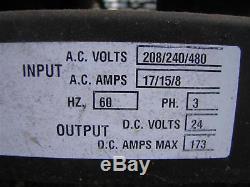 Chargeur De Batterie 865a Exide Workhog Pour Chariot Élévateur 24vdc. H. 208/240 / 480v W3-12-865