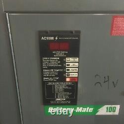 Chargeur De Batterie Ametek Batterie-mate 100 Forklift. 24v, 3h