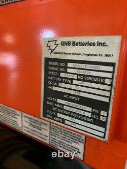 Chargeur De Batterie Élévateur À Fourche 24v Gnb Batteries Inc. 208/240/480 3 Phase