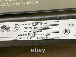 Chargeur De Batterie Élévateur Industriel Yuasa Tgw-18-680 7000 Plus 460v 3ph