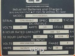 Chargeur De Batterie Ferro Five C & D Technologies Fr12hk850a 208/240 / 480vac 16/14 / 7a
