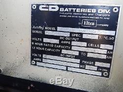 Chargeur De Batterie Forklift C & D Fr18h / K185 36v-dc 185amp 208/240/480 V-ac 3phase