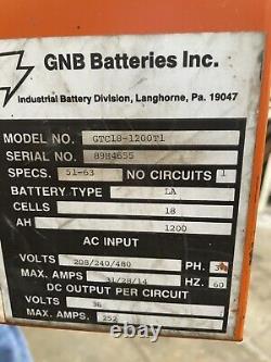 Chargeur De Batterie Gnb 36v 252a 1200ah