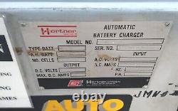 Chargeur De Batterie Hertner 24 VDC 100 Amp. Entrée 480 Vac 3ph 4 Ampoules