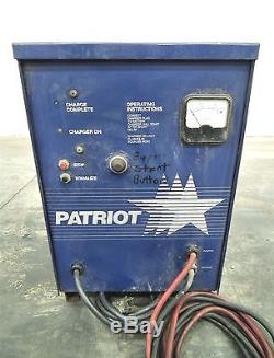 Chargeur De Batterie Patriot Forklift Pac640 120 Volts 1 Phase (e9133)