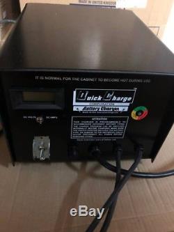 Chargeur De Batterie Pour Chargeur De Batterie Quick Charge Corp, 36 Volts, 40 Ampères, Gris