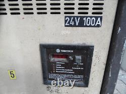 Chargeur De Batterie Pour Chariot Élévateur À Fourche Tebetron 24v 100a