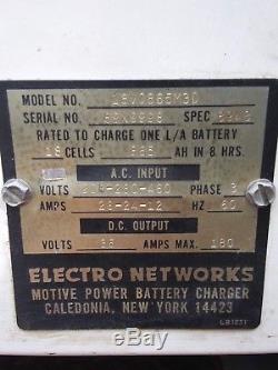 Chargeur De Batterie Pour Chariot Élévateur Industriel Electro 36v 208/230/460 Triphasé