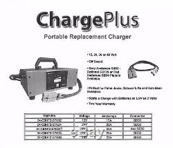 Chargeur De Batterie Sortie Multi-tension V 12-24-36-48 Entrée V 115-240 11.5 Amp